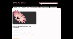 Desktop Screenshot of girlsheartguns.com